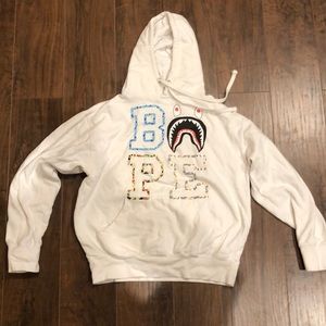 White BAPE Sweatshirt